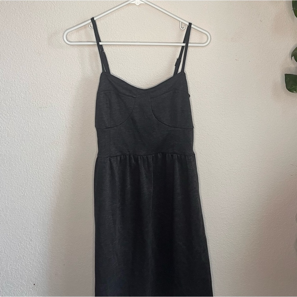 Lola Grey Corset Top Dress Size M